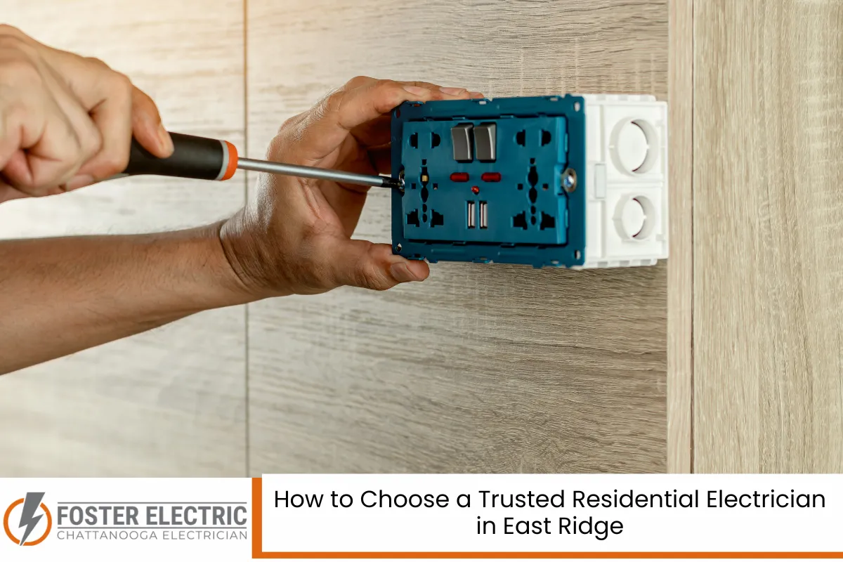 How to Choose a Trusted Residential Electrician in East Ridge