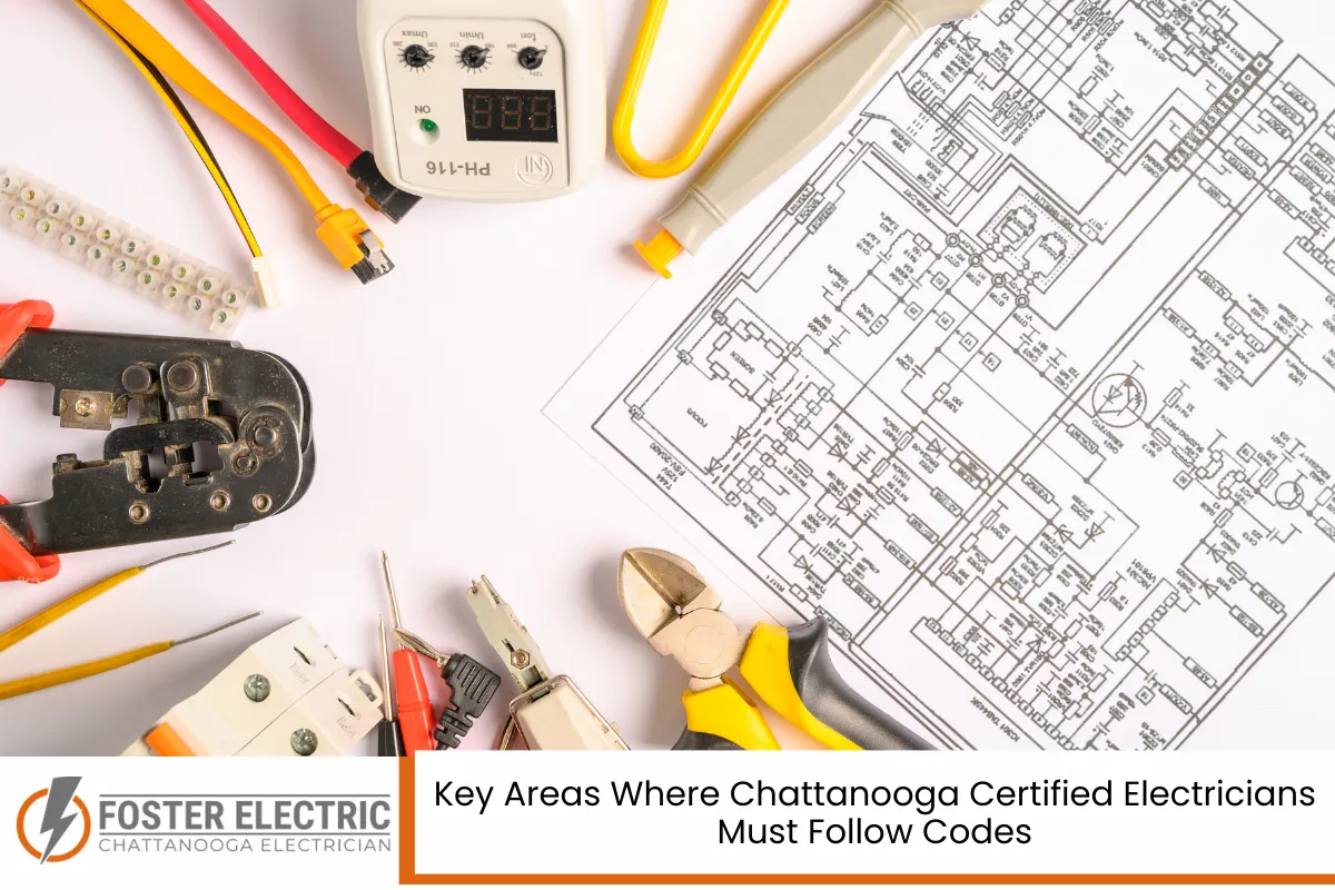 Key Areas Where Chattanooga Certified Electricians Must Follow Codes