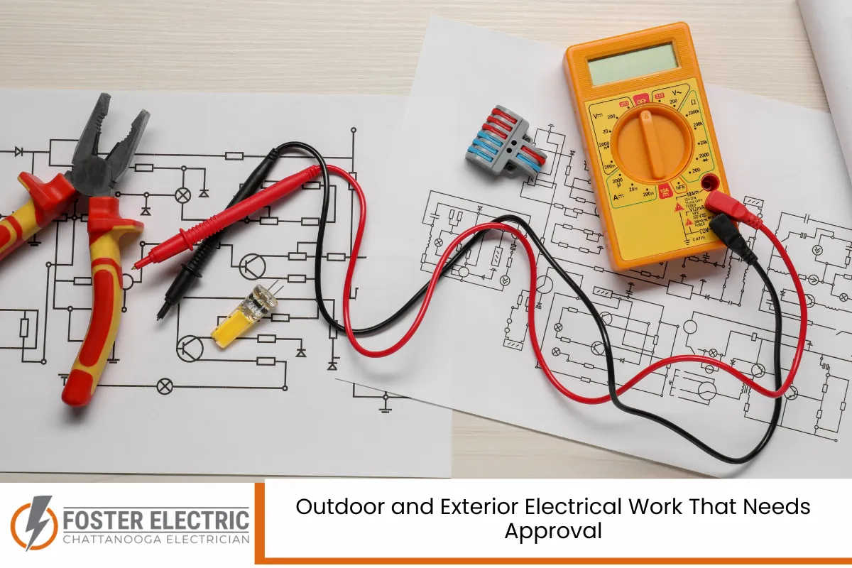 Outdoor and Exterior Electrical Work That Needs Approval