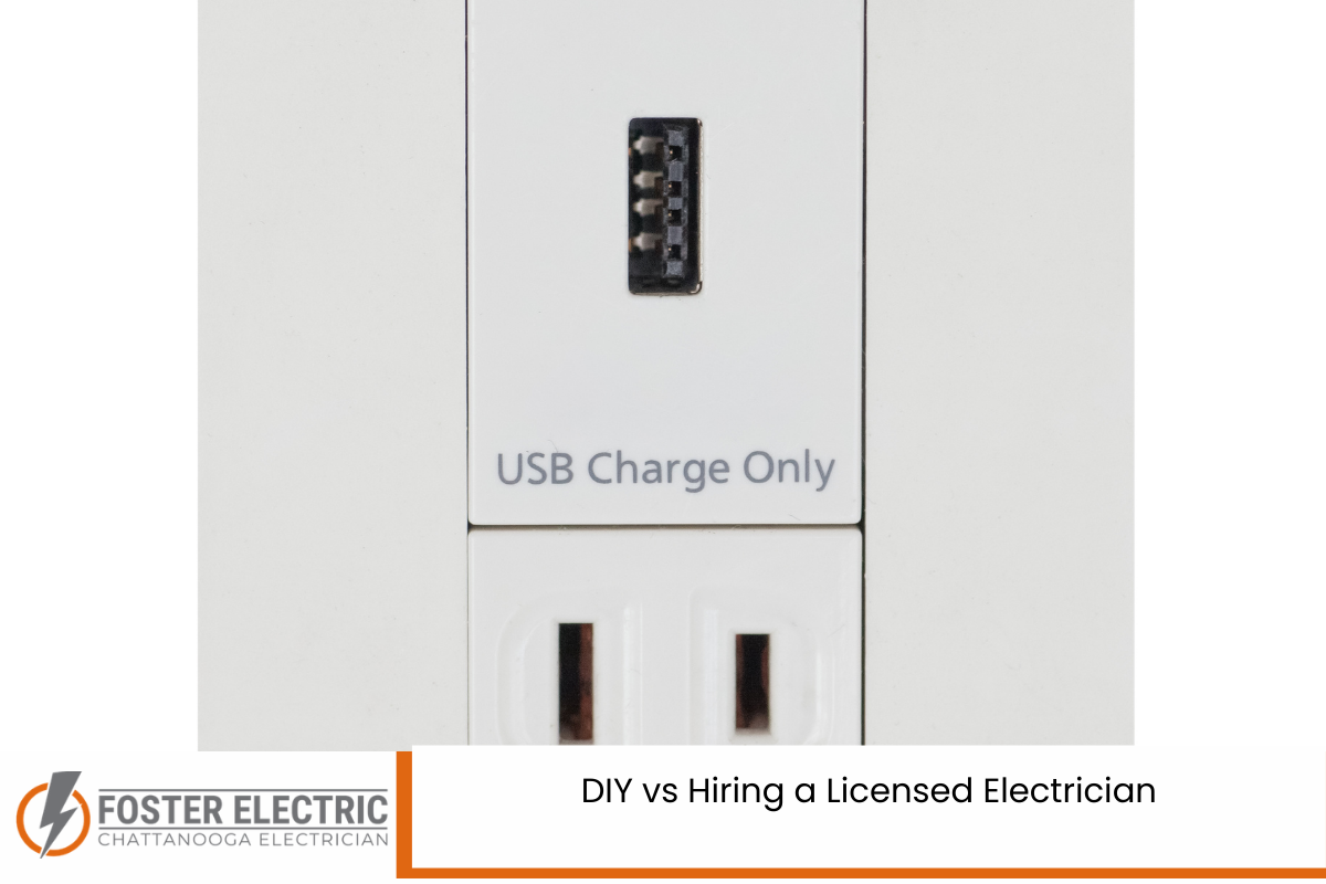 DIY vs Hiring a Licensed Electrician