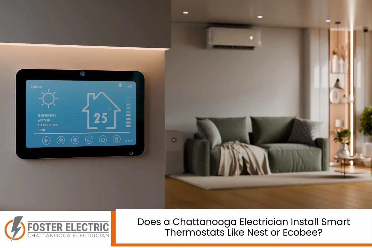 Does a Chattanooga Electrician Install Smart Thermostats Like Nest or Ecobee?