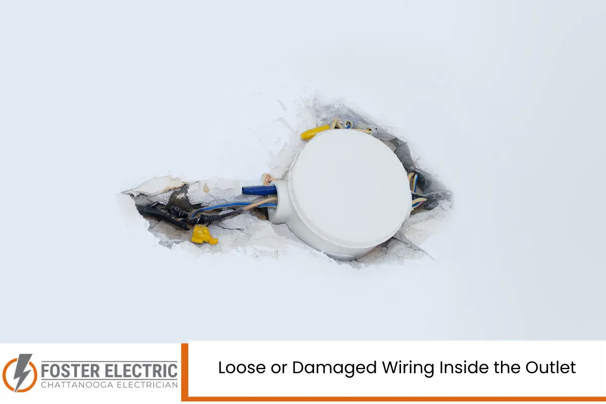 Loose or Damaged Wiring Inside the Outlet