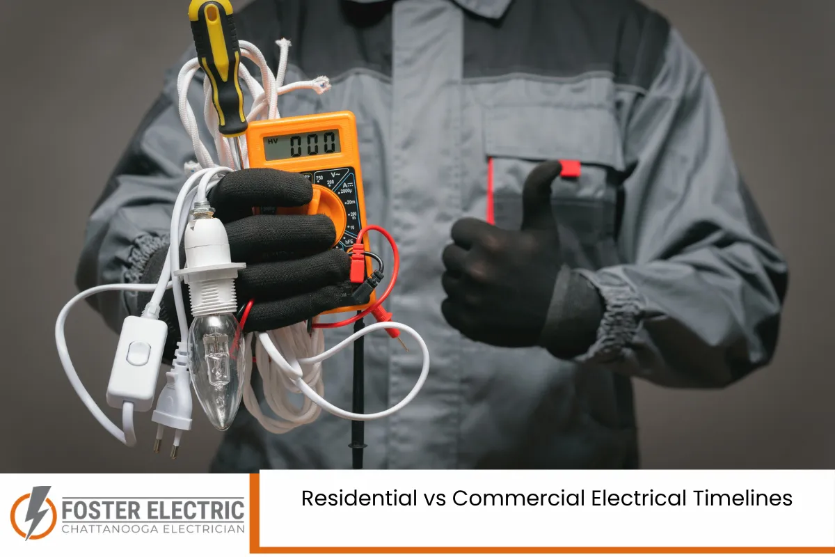 Residential vs Commercial Electrical Timelines