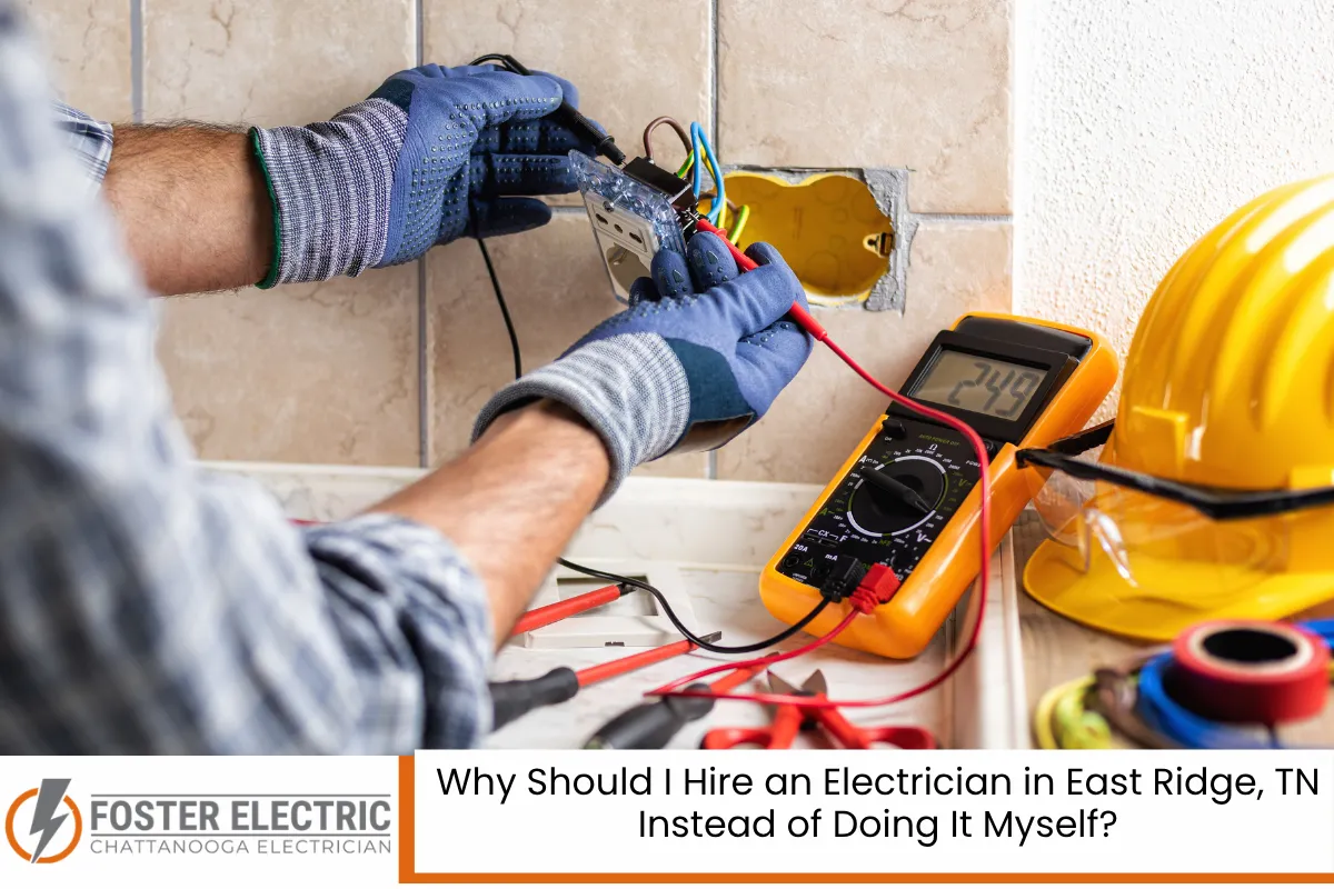 Why Should I Hire an Electrician in East Ridge, TN Instead of Doing It Myself