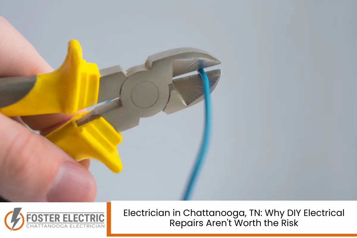 Electrician in Chattanooga, TN Why DIY Electrical Repairs Aren't Worth the Risk