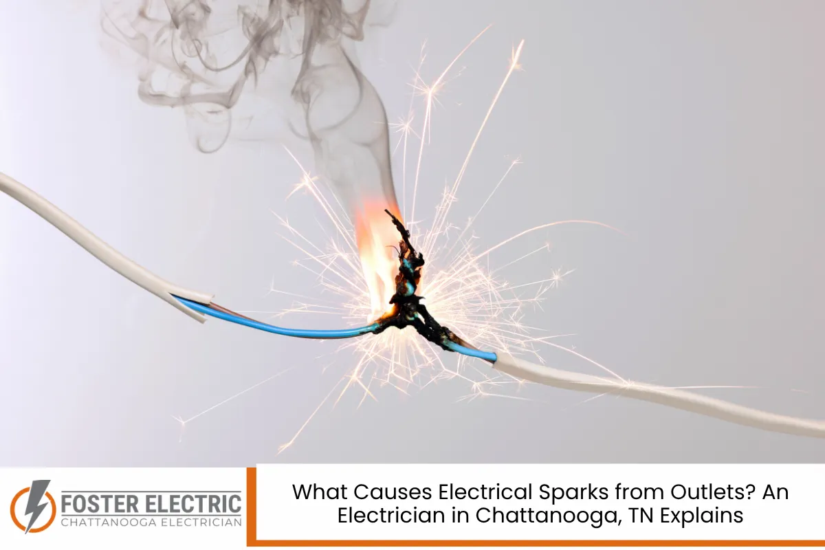 What Causes Electrical Sparks from Outlets? An Electrician in Chattanooga, TN Explains
